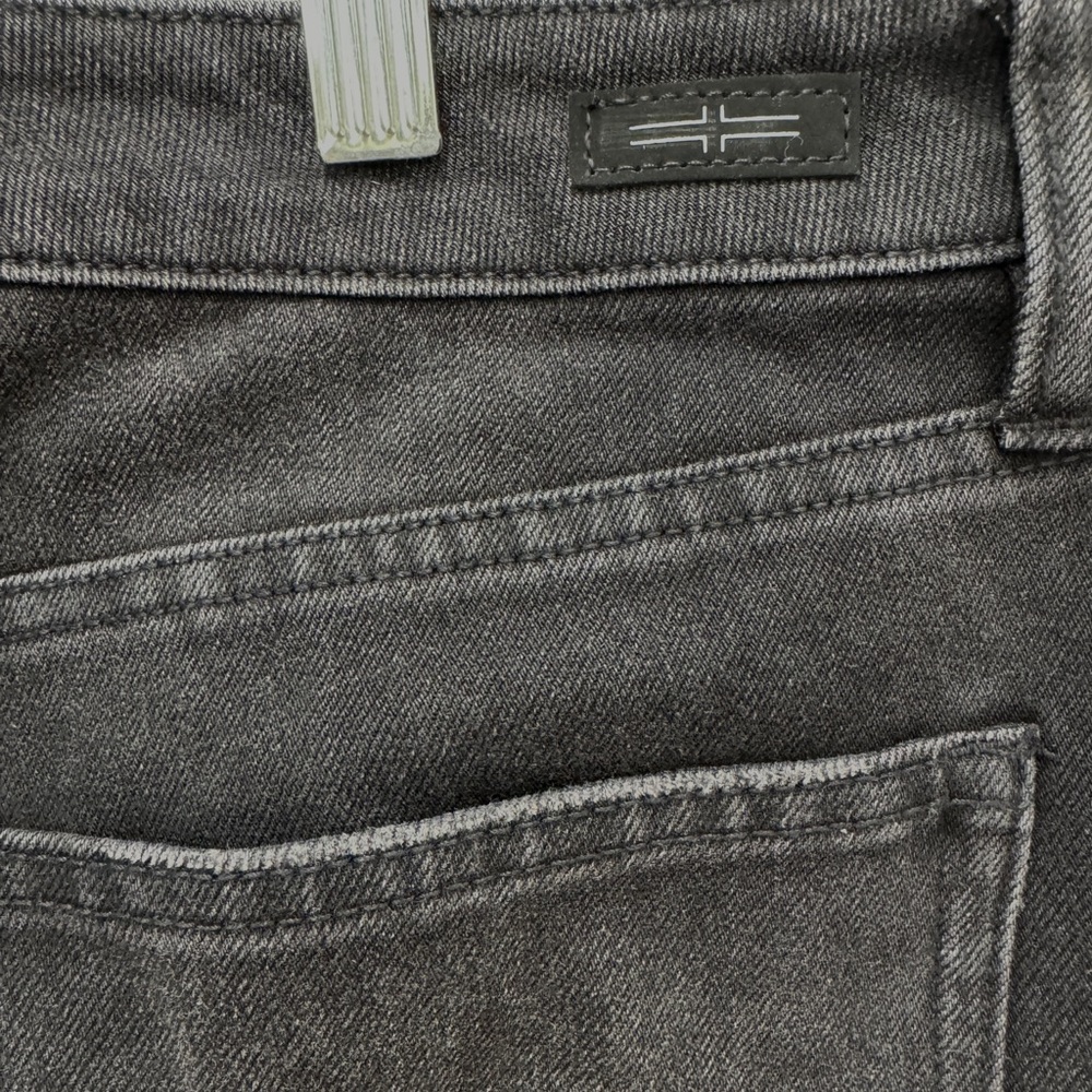 Liverpool LA Black The Girlfriend Straight Leg Cuffed Jeans 8/29 Fall Minimalist - Picture 5 of 5